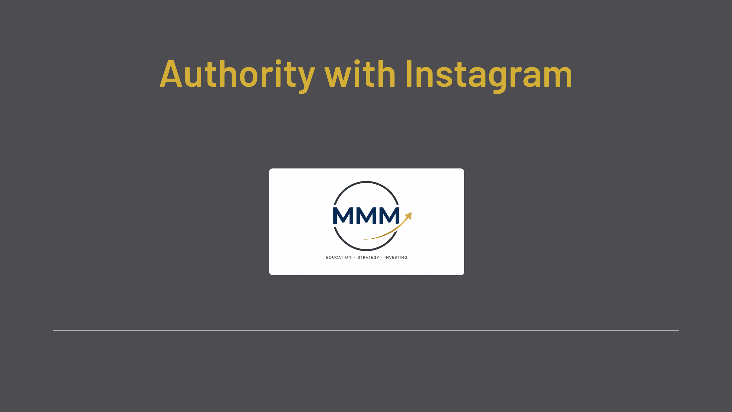 Instagram for Investors & Realtors